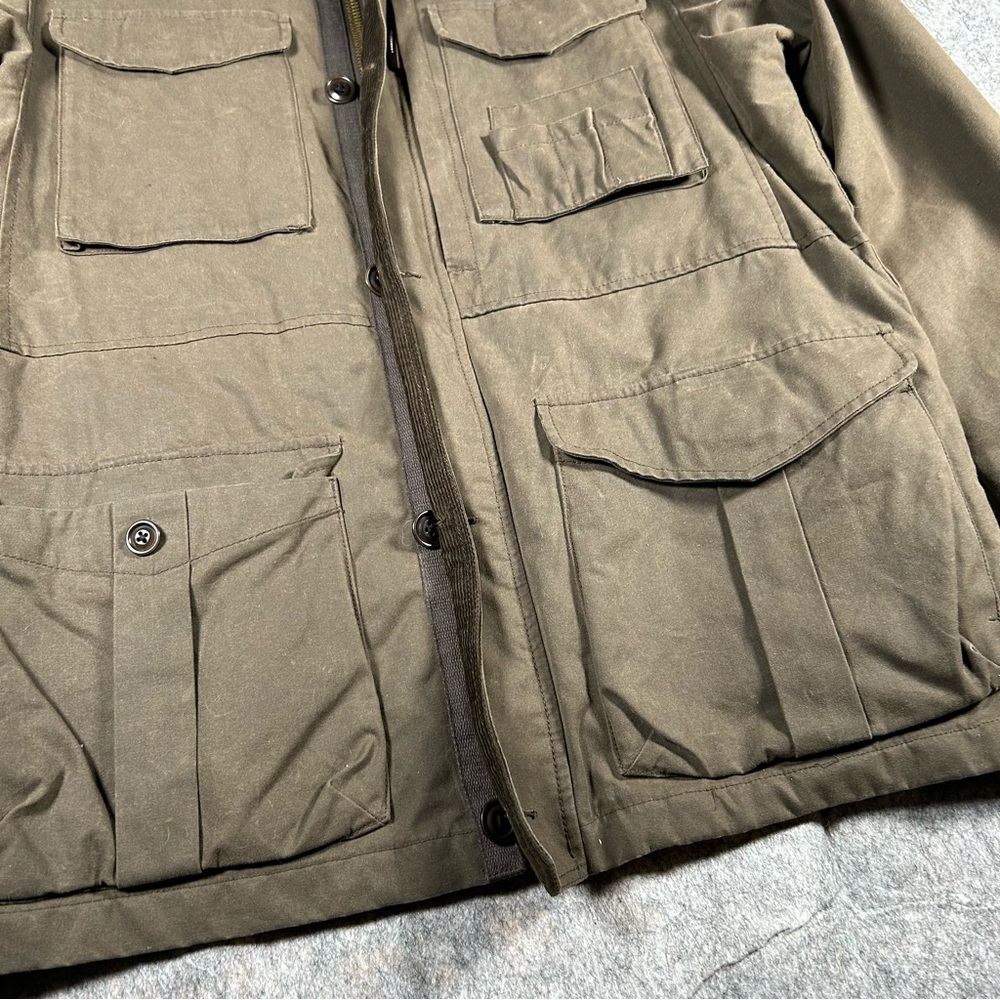 J. Crew Olive Green Waxed Jacket - Picture 3 of 13
